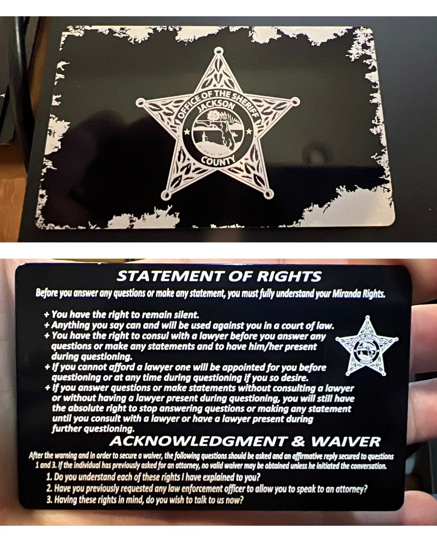 Miranda Cards