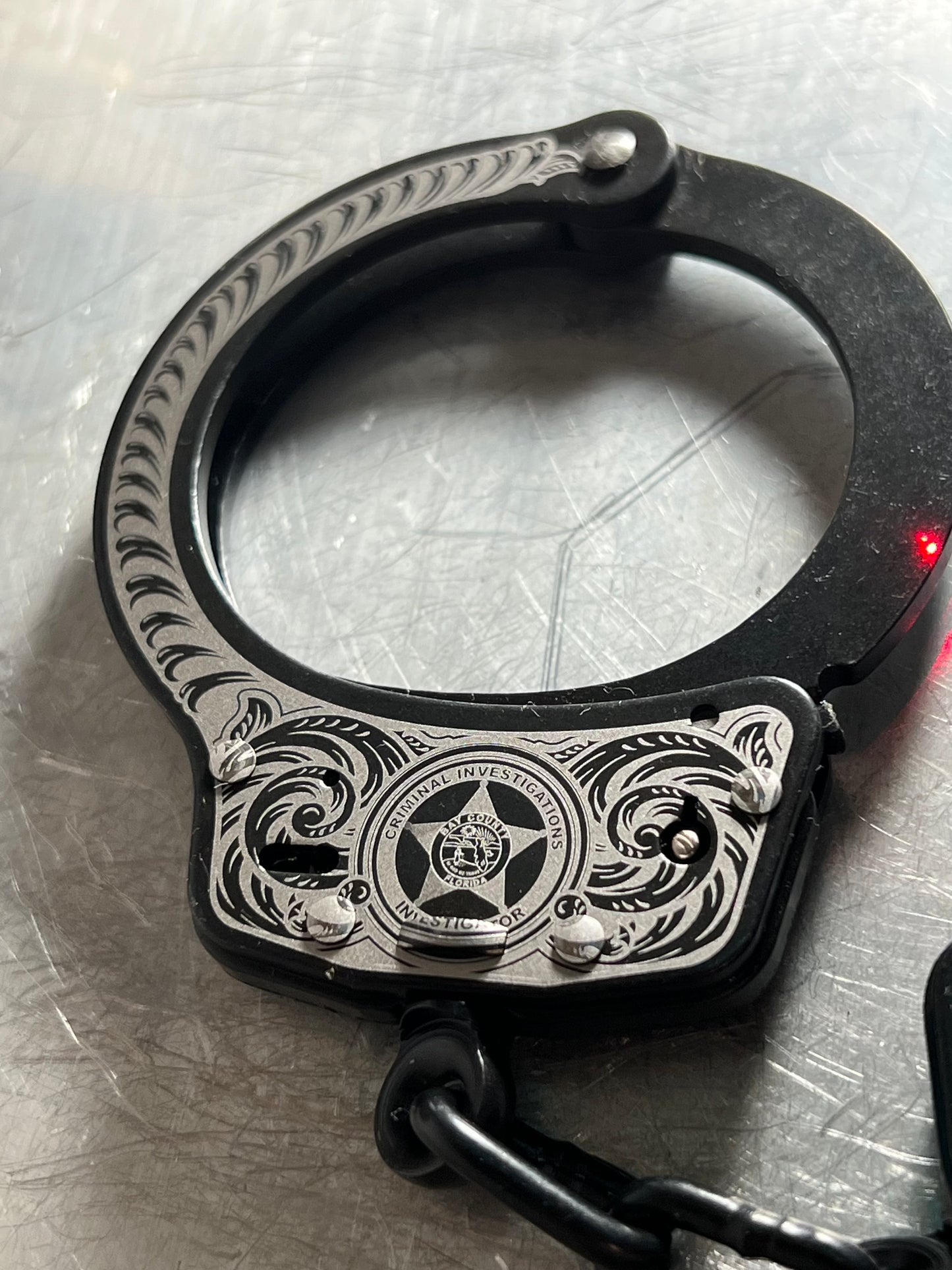 Smith & Wesson Personalized Handcuffs Laser Engraved - Custom Challenge Coins from Beyond The Line