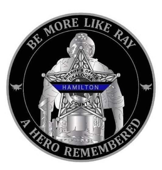 RAY HAMILTON EOW BENEFIT CHALLENGE COIN - Custom Challenge Coins from Beyond The Line