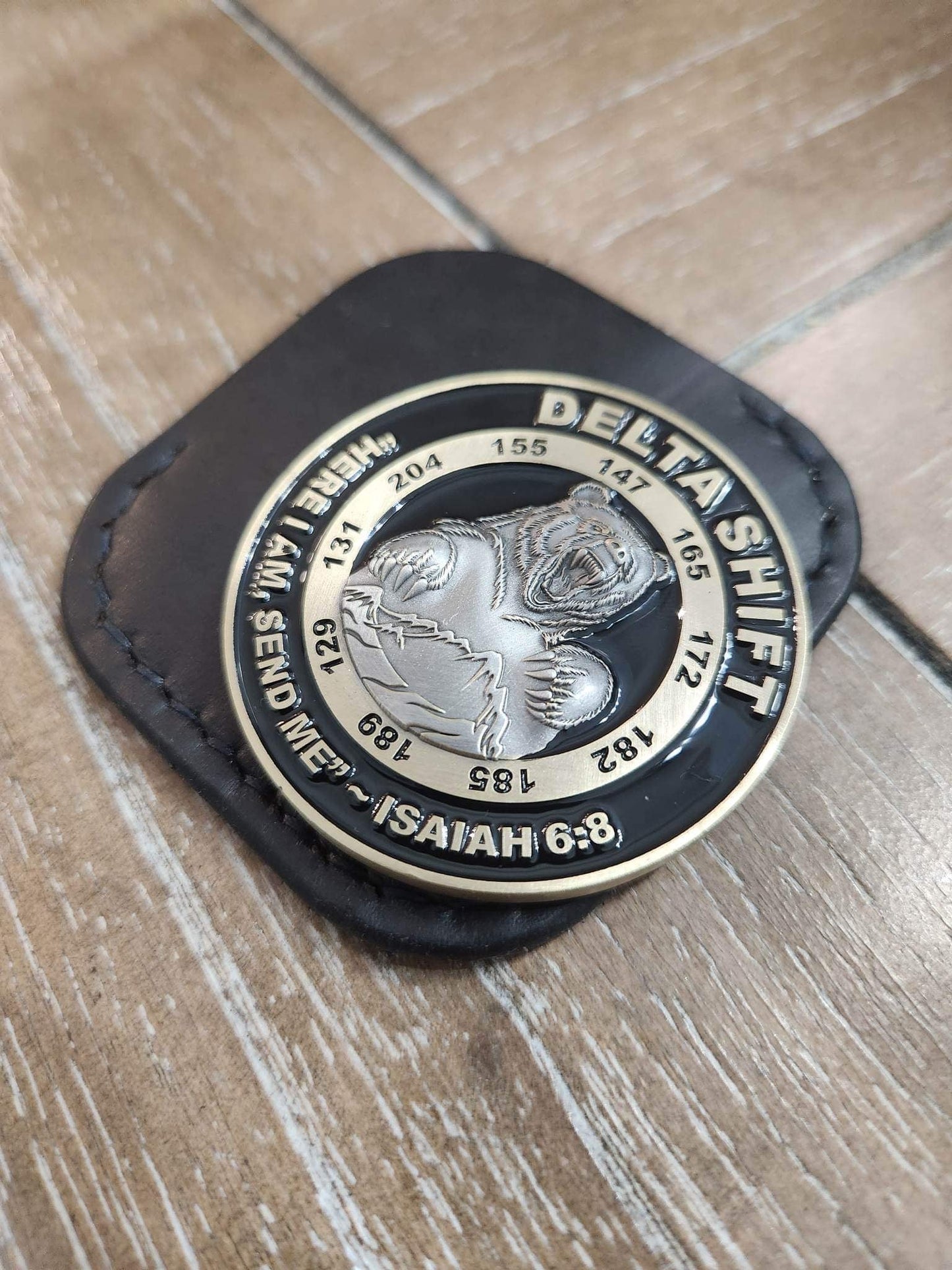 EDC Leather Challenge Coin Pouch - Custom Challenge Coins from Beyond The Line