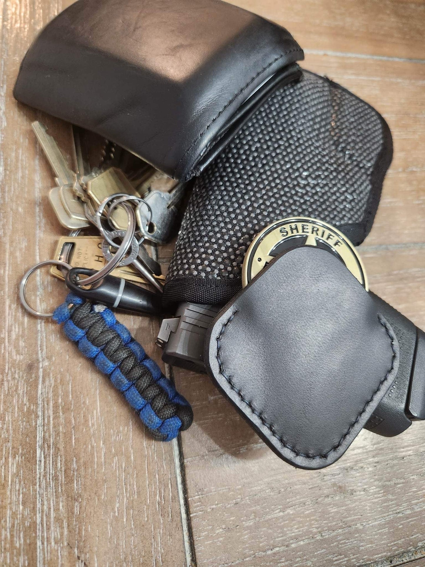 EDC Leather Challenge Coin Pouch - Custom Challenge Coins from Beyond The Line