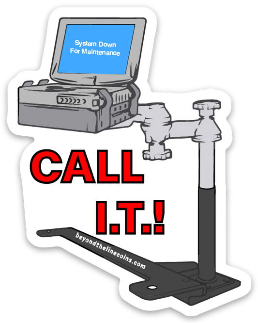 Call I.T. Support Sticker