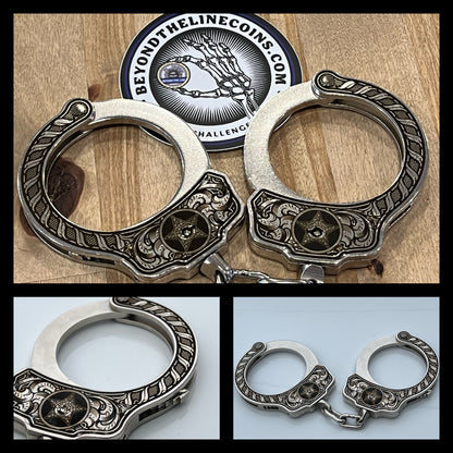Peerless Personalized Handcuffs Laser Engraved