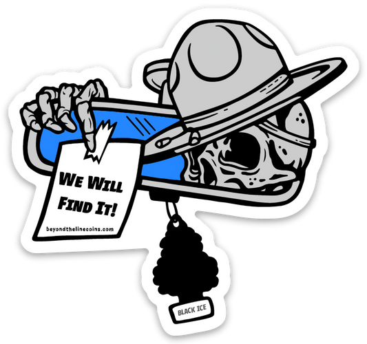 No Hiding Place - We Will Find It Sticker