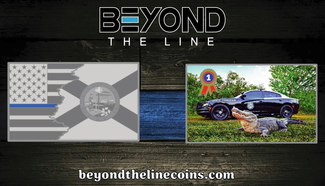 Florida Highway Patrol [FHP] - AAST Best Cruiser 2023 - Custom Challenge Coins from Beyond The Line 