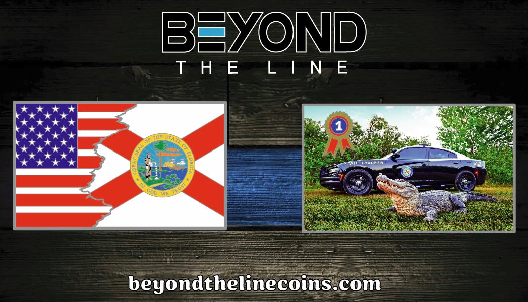 Florida Highway Patrol [FHP] - AAST Best Cruiser 2023 - Custom Challenge Coins from Beyond The Line 