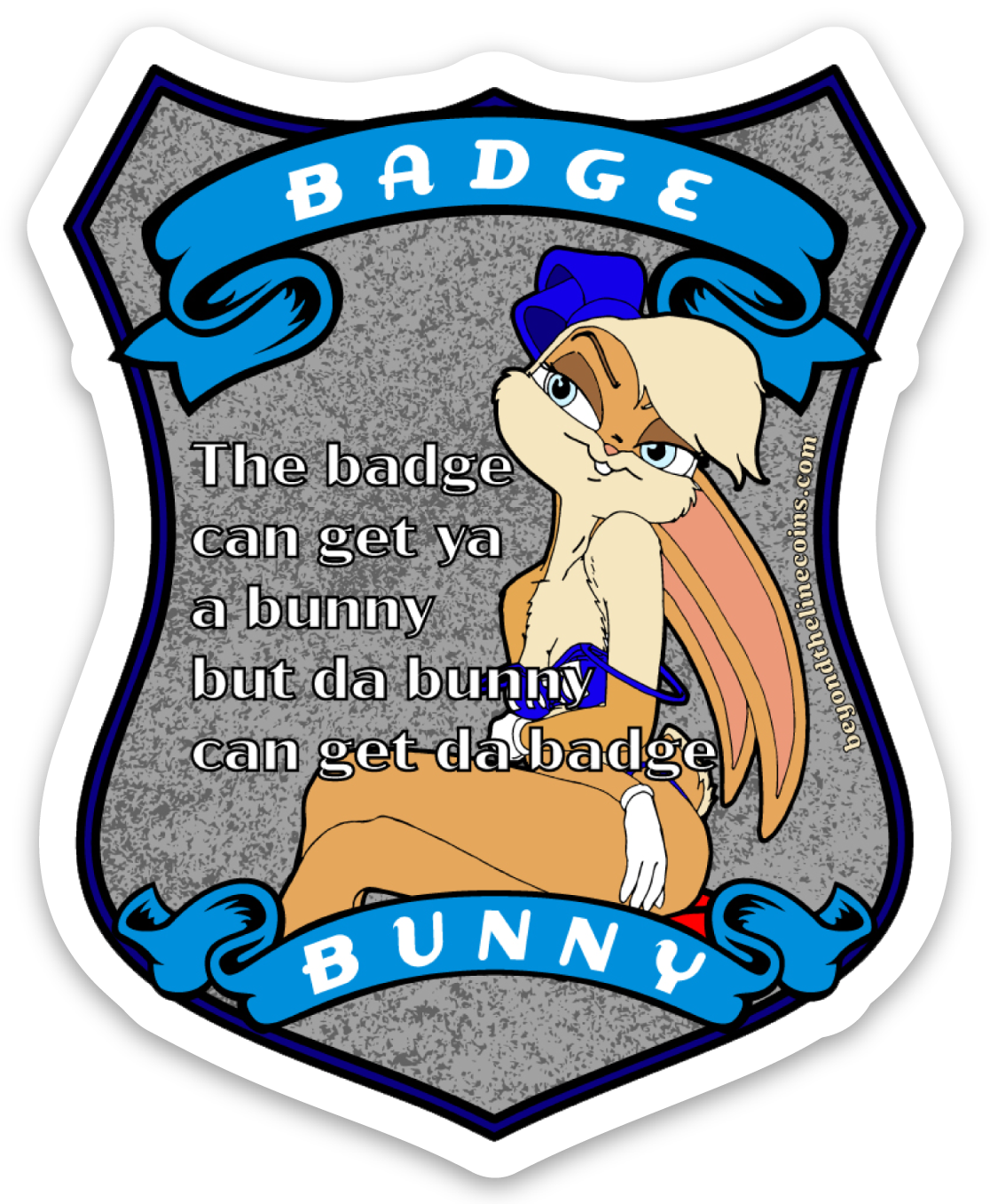 Badge Bunny Sticker | Best Badge Bunny Sticker