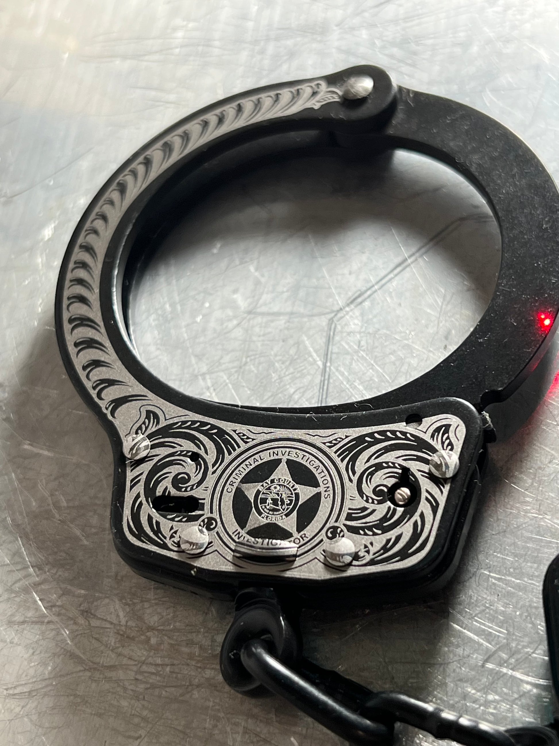 Smith & Wesson Personalized Handcuffs Laser Engraved - Custom Challenge Coins from Beyond The Line 