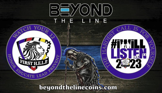 FirstHELP Benefit Challenge Coin - Custom Challenge Coins from Beyond The Line 