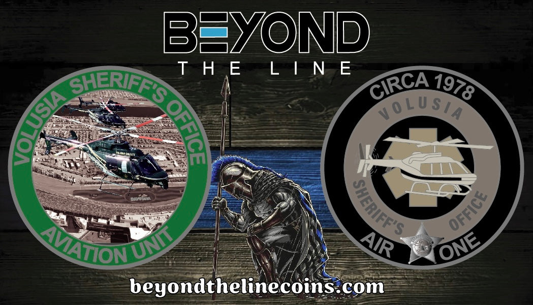 Volusia Sheriff’s Office Aviation Unit - Custom Challenge Coins from Beyond The Line 