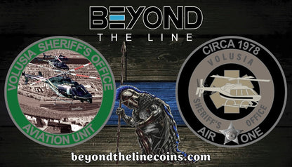 Volusia Sheriff’s Office Aviation Unit - Custom Challenge Coins from Beyond The Line 