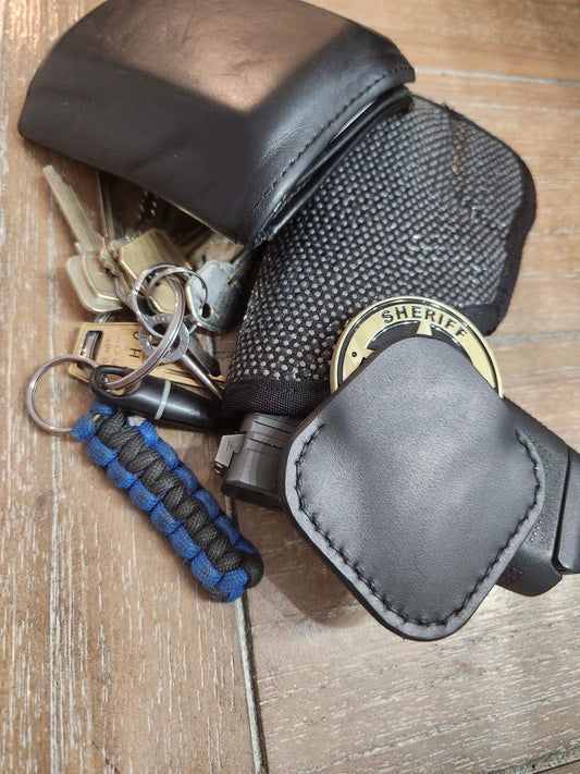 EDC Leather Challenge Coin Pouch - Custom Challenge Coins from Beyond The Line