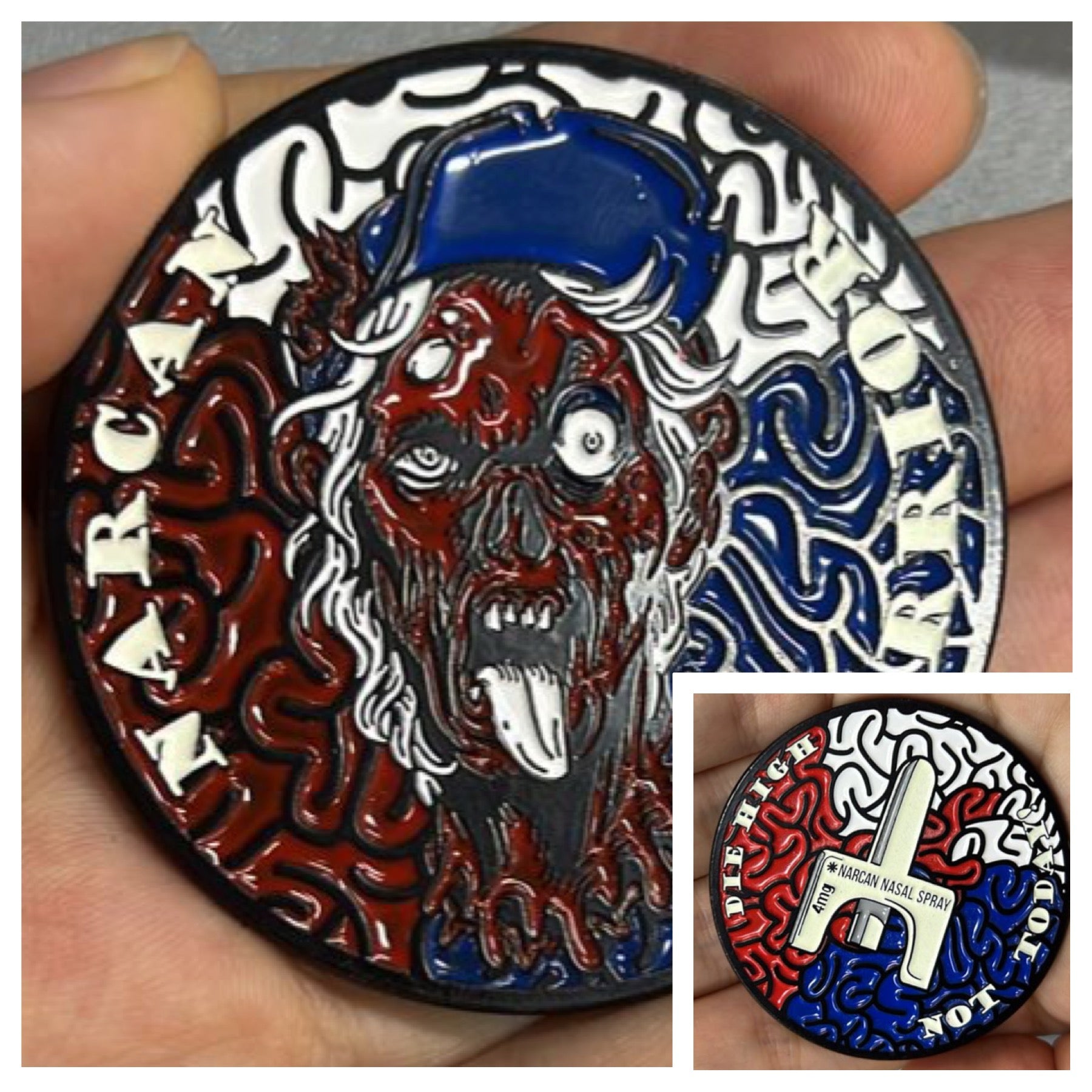 MERICA - NARCAN WARRIOR - Custom Challenge Coins from Beyond The Line 