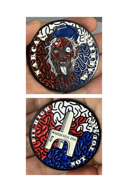 MERICA - NARCAN WARRIOR - Custom Challenge Coins from Beyond The Line 